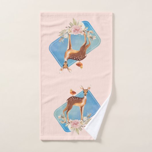 Mooie bruine Doe met witte vlekken Bad Handdoek (Handdoek)