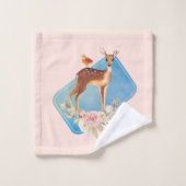 Mooie bruine Doe met witte vlekken Bad Handdoek (Wasdoekje)