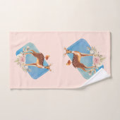 Mooie bruine Doe met witte vlekken Bad Handdoek (Handdoek)