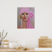 Mooie bruine ogen poster (Keuken)