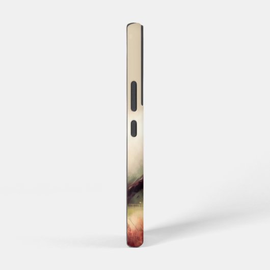 Mooie bruine Paard Running Custom Initialen Samsung Galaxy Hoesje (Rechterkant)