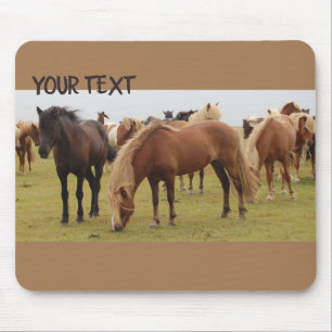 Mooie bruine paarden muismat