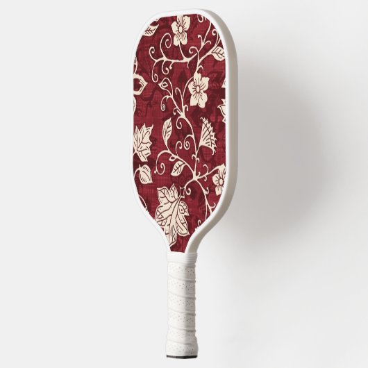 Mooie bruine Pro Bloemen Pickleball Paddle (Links)