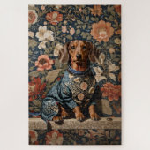 Mooie bruine teckel | Dachshund Portret Legpuzzel (Verticaal)