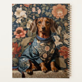 Mooie bruine teckel | Dachshund Portret Planner (Achterkant)