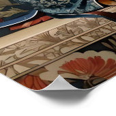 Mooie bruine teckel | Dachshund Portret Poster (Hoek)