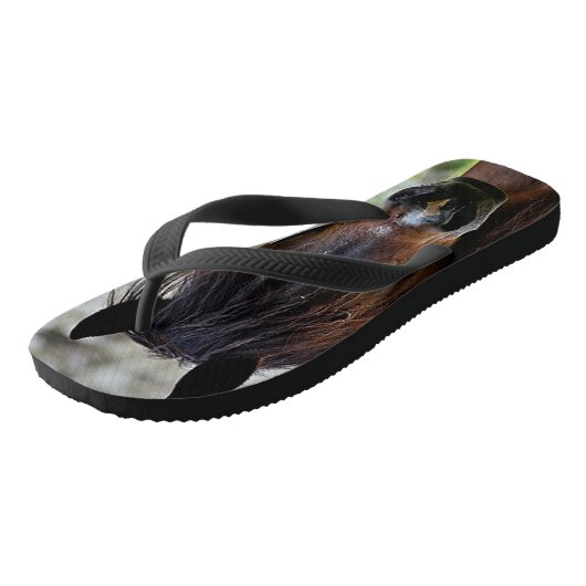 Mooie bruine Teenslippers (Schuin)