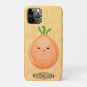 Mooie bruine uiengroene cartoon illustratie Case-Mate iPhone case