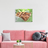Mooie Bruine Vlinder Canvas Print (Insitu (Woonkamer))