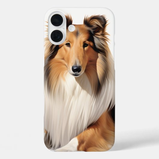 MOOIE BRUINE WITTE RUWE COLLIE HOND Case-Mate iPhone CASE (Achterkant)