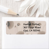 Mooie bruine zonnepanelen behangpapier etiket (Insitu)