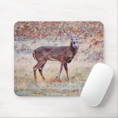 Mooie Buck Deer in Wilde Muismat (Met muis)