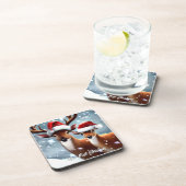 Mooie Buck en Doe Bier Onderzetter (Rechterzijde)