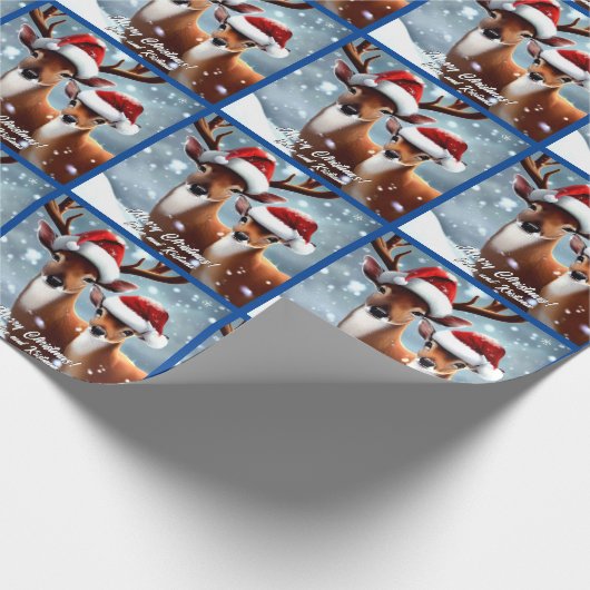 Mooie Buck en Doe Cadeaupapier (Hoek)