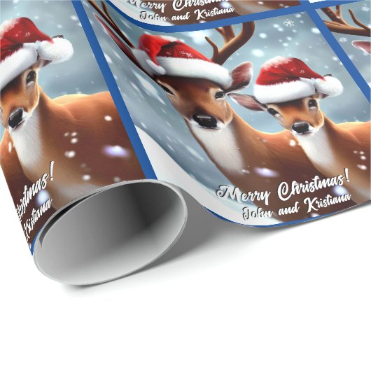 Mooie Buck en Doe Cadeaupapier (Rol Hoek)