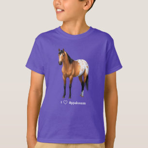 Mooie Buckskin Appaloosa Quarter Horse T-shirt