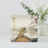 Mooie bucolische scène Chinese Rat Jaar 2020 Party (Staand voorkant)