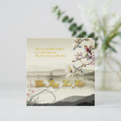 Mooie bucolische scène Vietnamese Rat Jaar 2020 SF Aankondiging (Staand voorkant)