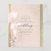 Mooie budgettaire blush Rosegold Pampas Grass (Voorkant)