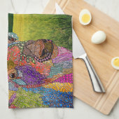 Mooie Buffalo American Bison Kitchen Towel Theedoek (Quarter Fold)