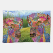Mooie Buffalo American Bison Kitchen Towel Theedoek (Horizontaal)