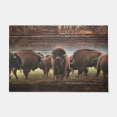 Mooie Buffalo Herd Deurmat (Voorkant)
