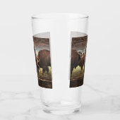Mooie Buffalo Herd Glas (Links)