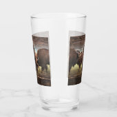 Mooie Buffalo Herd Glas (Rechts)