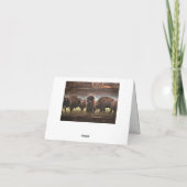 Mooie Buffalo Herd Kaart (Achterkant)