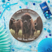 Mooie Buffalo Herd Papieren Bordje (Feest)