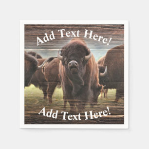 Mooie Buffalo Herd Servet