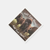 Mooie Buffalo Herd Servet (Hoek)