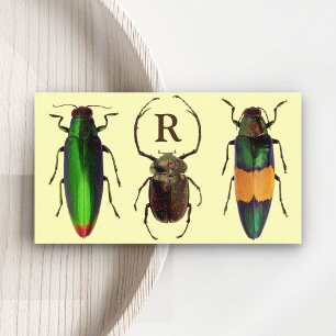Mooie bugs   Insecten   Monogram   Entomoloog Visitekaartje