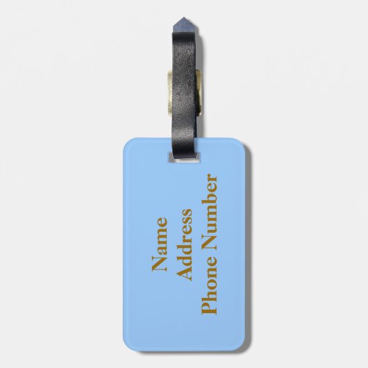 Mooie buikpaarden bagagelabel (Achterkant verticaal)