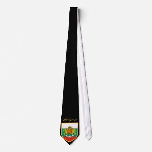 Mooie Bulgaarse vlag - laklijn Stropdas (Voorkant)