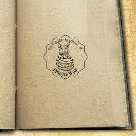 Mooie Bull Terrier Hond Rubberstempel