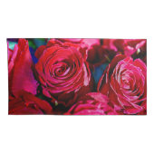 Mooie bundel rode rozen kussensloop (Achterkant-Rechts)