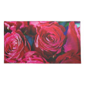 Mooie bundel rode rozen kussensloop (Achterkant-Links)