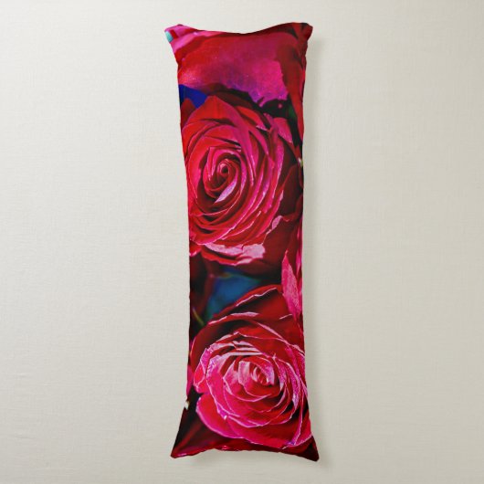 Mooie bundel rode rozen lichaamskussen (Voorkant Verticaal)