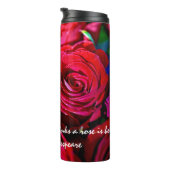Mooie bundel rode rozen thermosbeker (Geroteerd rechts)