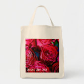 Mooie bundel rode rozen tote bag (Voorkant)