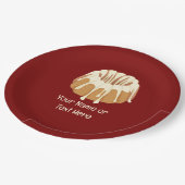 Mooie bundelsponge - met stroom beklede heek en jo papieren bordje (Gekanteld)