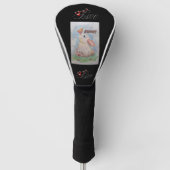Mooie Bunny cartoon geanimeerd Golfheadcover (Voorkant)