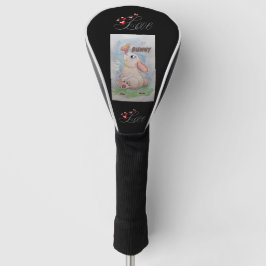 Mooie Bunny cartoon geanimeerd Golfheadcover