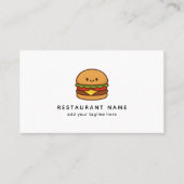 Mooie Burger Restaurant Visitekaartje (Voorkant)