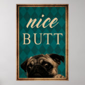Mooie Butt - Home Decor Wall Art Poster (Voorkant)