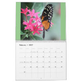 Mooie Butterflies-agenda Kalender (Feb 2027)