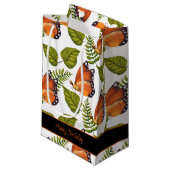 Mooie Butterflies | bewerkbare tekst Klein Cadeauzakje (Voorkant Gekanteld)
