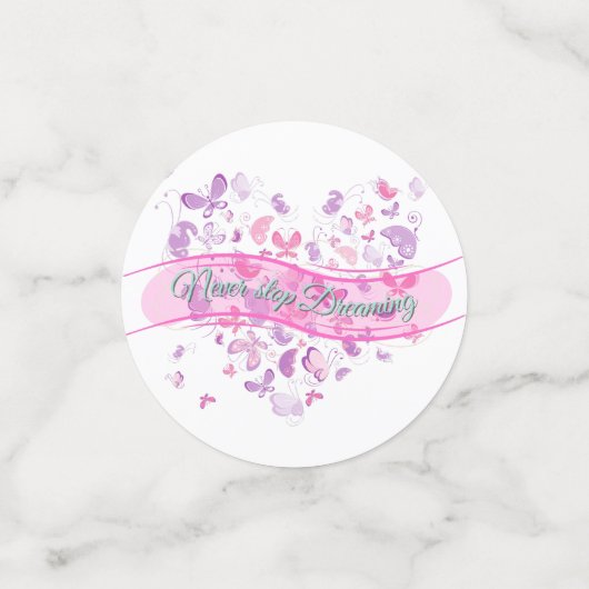 Mooie Butterflies Confetti (Kleine voorkant)