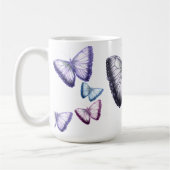 Mooie Butterflies Cute Koffiemok (Links)
